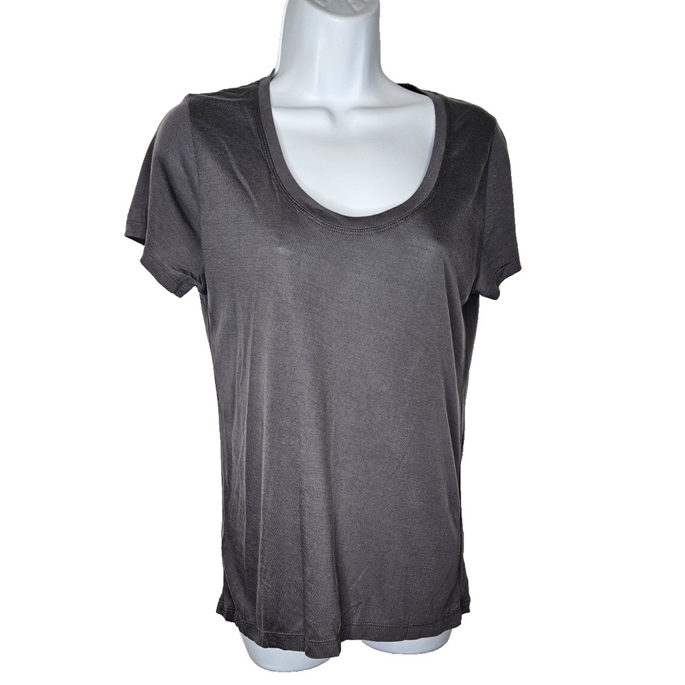 J.Crew‎ Gray Lyocell Scoop Neck Short Sleeve T-Shirt Women's Size S NWT